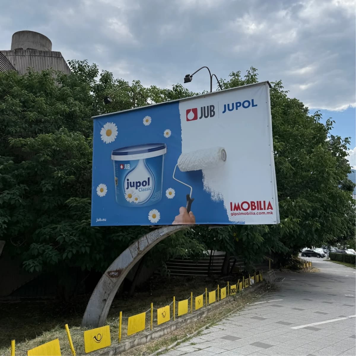 Blaze Koneski Boulevard billboard face B in Pajko Maalo, Skopje